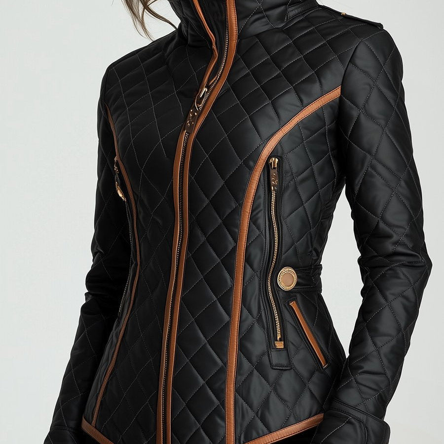 Lillian | Diamond-quilted Padded Jacket